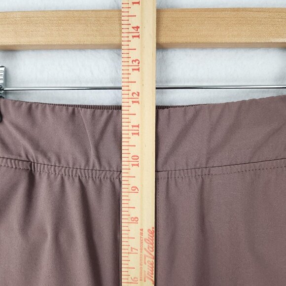 Athleta Pants Womens 16 Mauve Brooklyn Ankle Pull On Lightweight Hi Rise Lounge - Picture 5 of 13